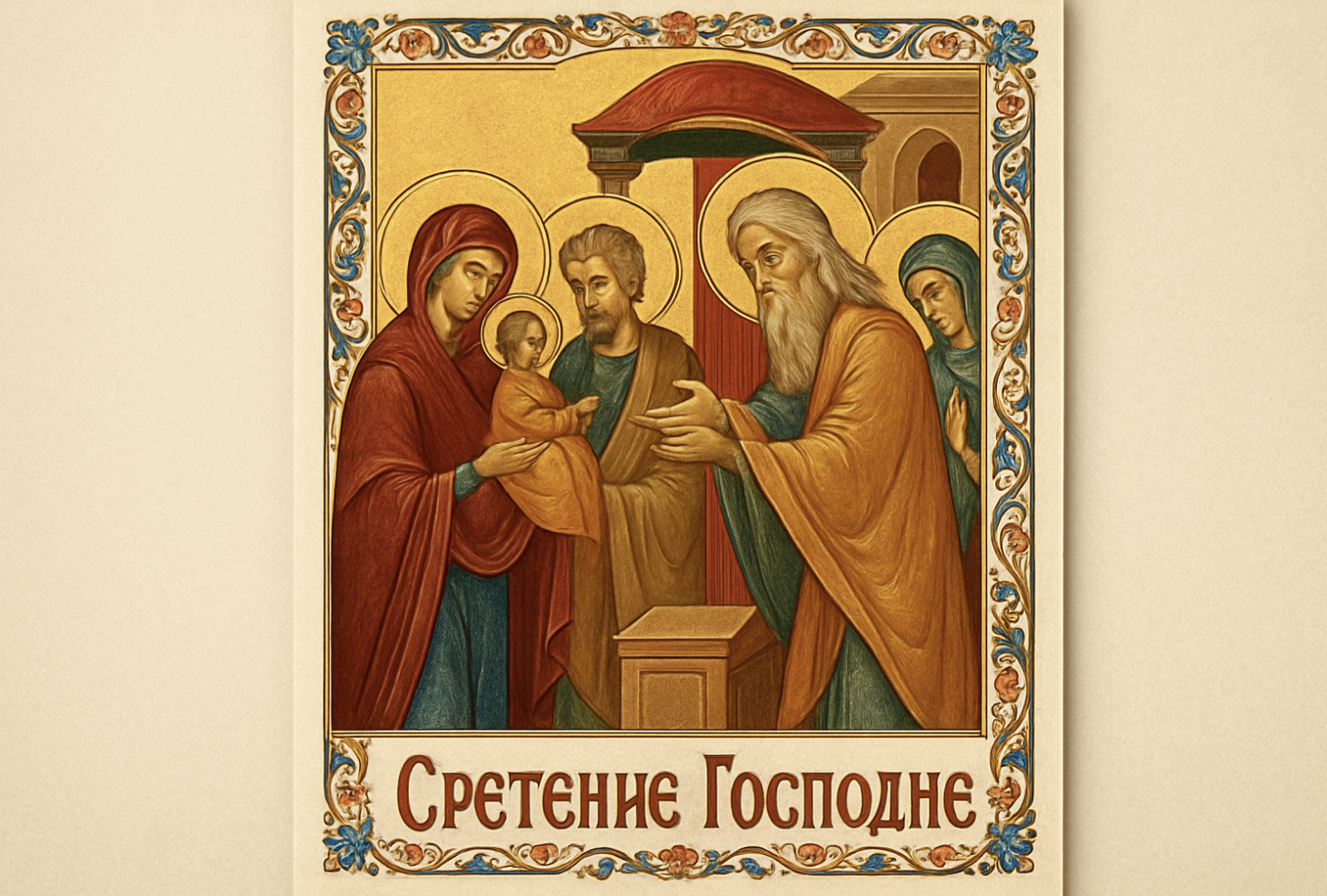 Фото Сретение Господне 2026: открытки к празднику 7